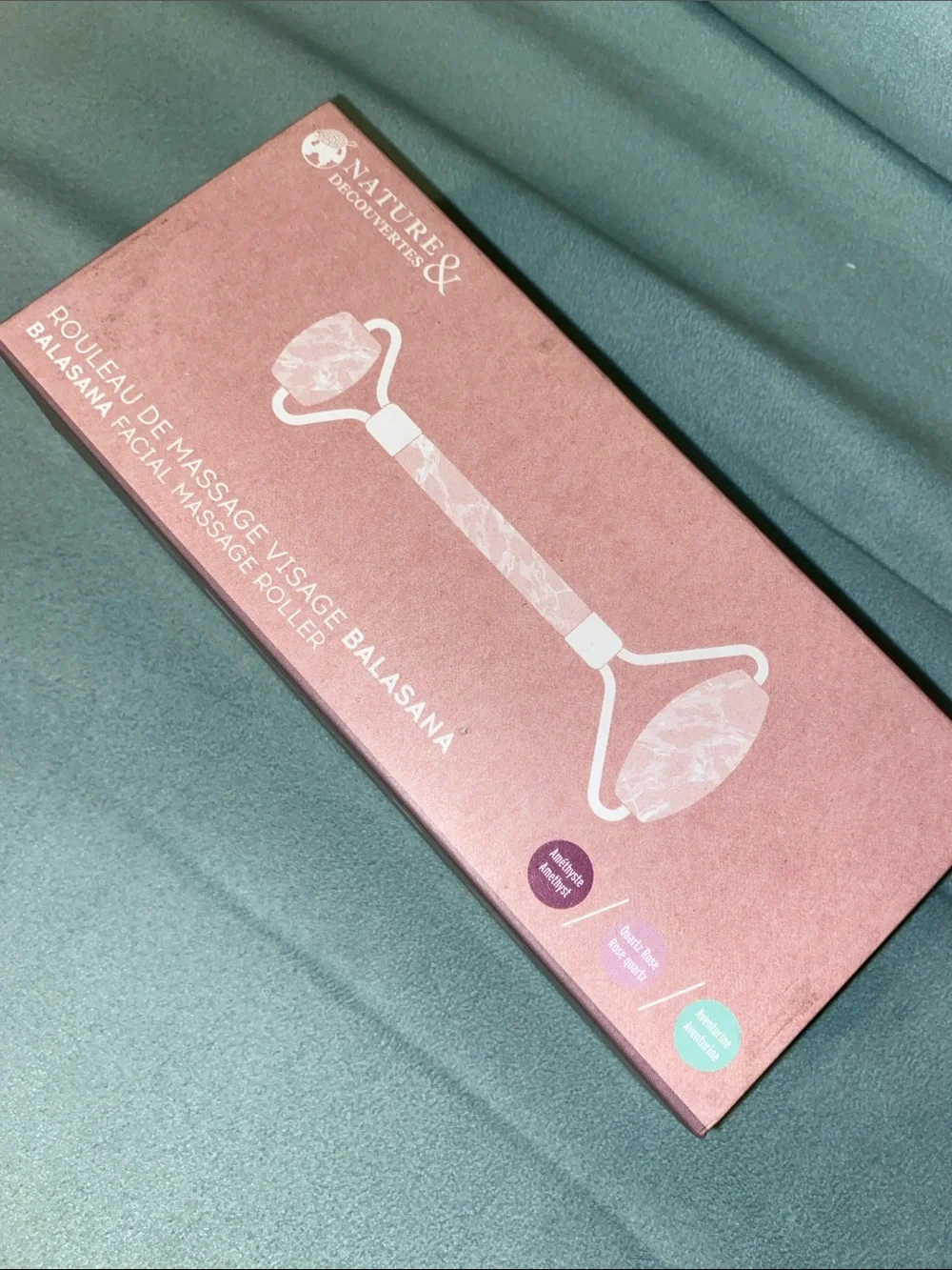 New Amethyst Facial Roller in Box